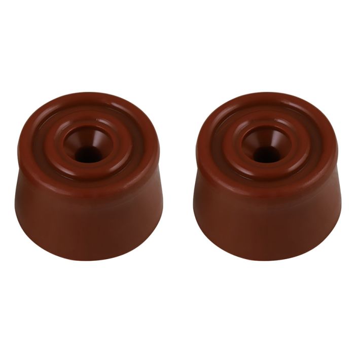 Brown Rubber Door Stops (2 per Pack)