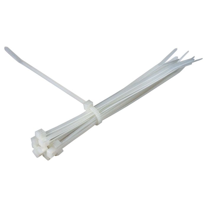 HellermannTyton White Cable Ties 3.5 x 150mm - 100 Pack T30RNT ...