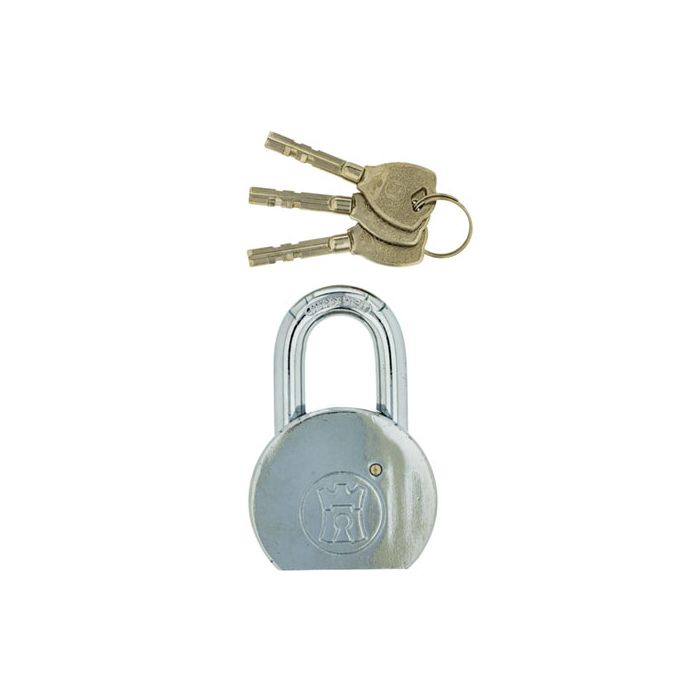 Fort Knox Solid Steel Round Padlock 65mm P2I50U | Chamberlain