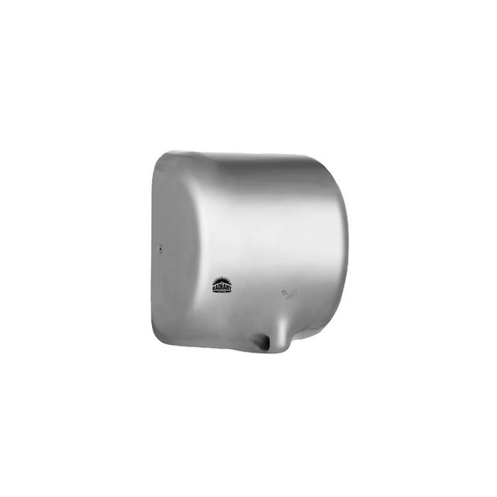 Radiant Matt Stainless Steel Hand Dryer 800-950W RHD2 | Chamberlain