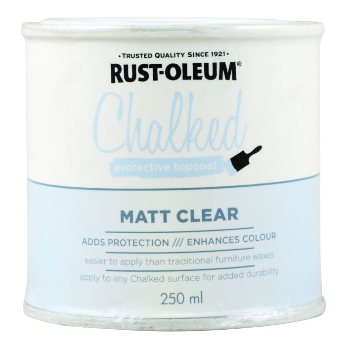 Rust-oleum Chalked Protective Coat Matt Clear 250ml 285175 