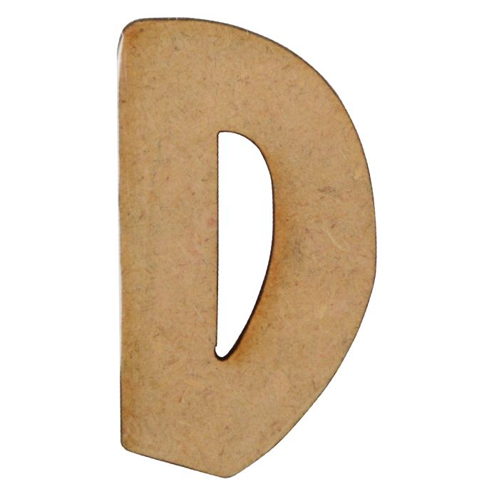 Unlimited Ideas MDF Wood Alphabet-D 50mm | Chamberlain