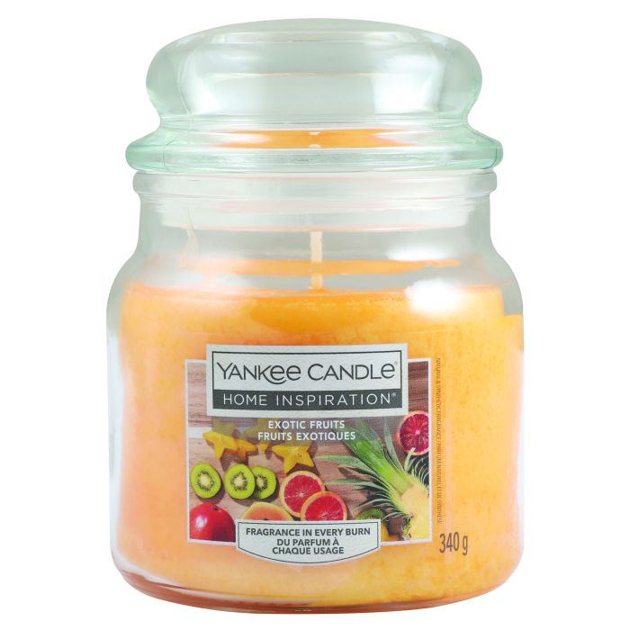 Yankee Candle Medium 340g Exotic Fruits Fragrance Candle 1570508E ...