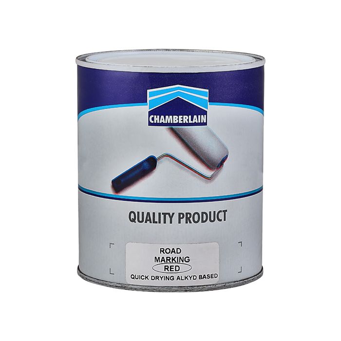 CHAMBERLAIN RED ROAD MARKING PAINT 1L | Chamberlains | Chamberlain