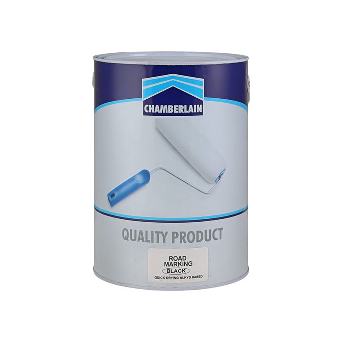 CHAMBERLAIN ROAD MARKING PAINT BLACK 5L | Chamberlains | Chamberlain