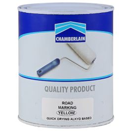 CHAMBERLAIN YELLOW ROAD MARKING PAINT 1L | Chamberlains | Chamberlain