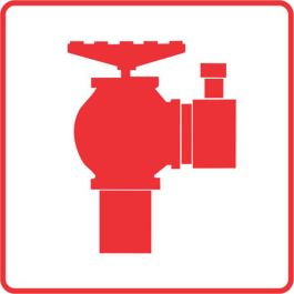 Fire Hydrant Sign 290 x 290mm FB4 | Chamberlain