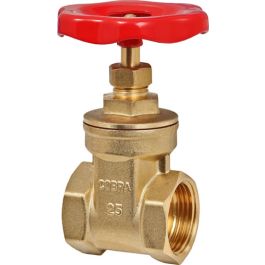 Cobra Brass Gate Valve F/F 25mm FGV10225-7FT0140 | Chamberlain