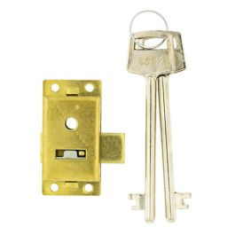 Fort Knox 2 Lever Cupboard Lock 51mm P2K70U | Chamberlain