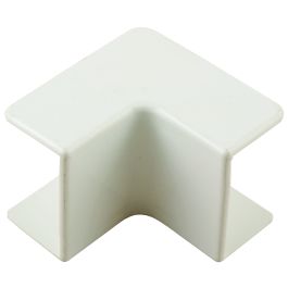 White PVC Trunking Interior Angle 40 x 25mm H290P | Chamberlain