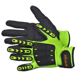 Grange Hi-Viz Miners Gloves Size 10 HP5659XL | Chamberlain