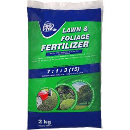 Protek Lawn & Foliage 7:1:3 (15) Fertilizer 2kg 15LAWN0002 | Chamberlain