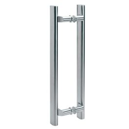 QS Stainless Steel T Cranked Oval Pull Handles 38 x 400 x 500mm ...