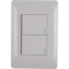 Legrand Ysalis White 2-Lever 1-Way Light Switch 2x4 PY224WHT | Chamberlain