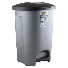 Addis Grey Dustbin With Pedal 20L 9129ST | Chamberlain