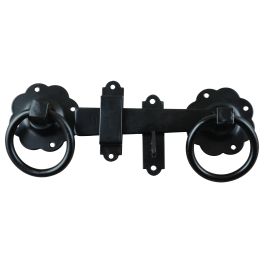 Samson Black Plain Gate Ring Latch BOLT-40009BL | Chamberlain