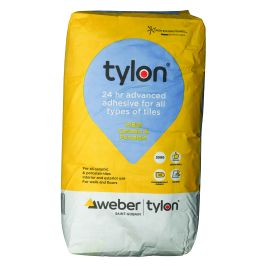 Weber Tylon TileFix Ceramic Porcelain Tile Adhesive 20KG WB16 27301 Chamberlain