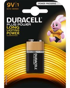 Duracell Plus 9V Battery DUR005