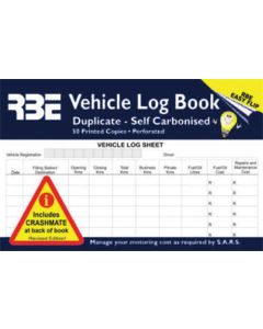 RBE A5 Self-Carbonised Duplicate Vehicle Log Book F0584