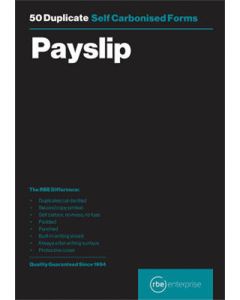 RBE A5 Self-Carbonised Duplicate Payslip Book F9631