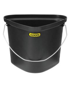 Addis Black Plastic Triangle Builders Bucket 12L 9670BL