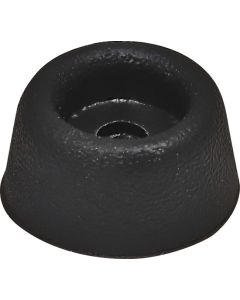 Buffers Toilet Seat 12 x 6mm Black Round - 4 Pack HRBS12/BLK/PR