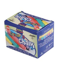 Rolfes Coloured Chalk - 100 Pack ROL0040