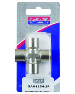 GAV 4 Way Pneumatic Connector F/F/F/F 1/4" GAV1254-2P