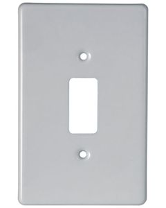 Crabtree Classic White 1-Lever Light Switch Cover Plate 2x4 CT18410/101