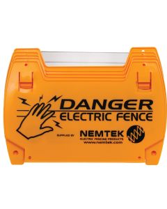 Nemtek Electric Fence Warning Signs - 5 Pack PPEFWS01