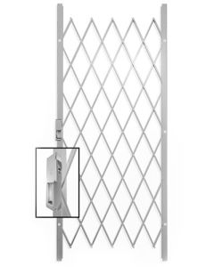 Xpanda White Saftidor Slamlock Security Gates 