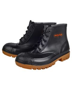 Wayne Black Miners Ankle Gumboots