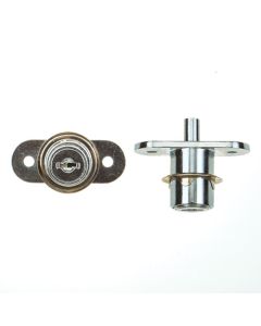 L&B Chrome Plated Cabinet Push Lock CHPLCP