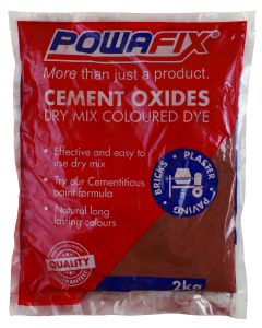 Powafix Cement Oxide Red 2kg OXI2KGR