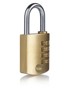 Yale Brass Combination Padlock 40mm Y150B/40/130/1