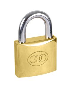 Tri-Circle Brass Padlock 63mm TR266C