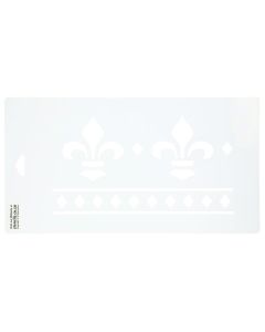 K&K Diamond-Fleur Deco Stencil 15 x 285mm #600