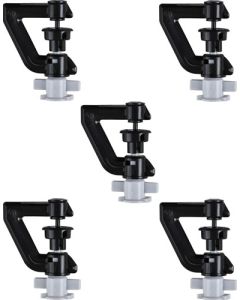 Rain-Jet Micro Irrigation Black Swivel Head - 5 Pack 0736814