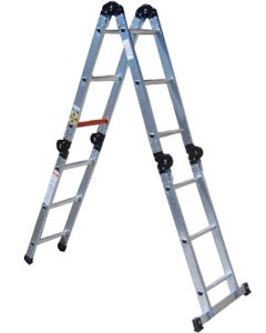 Castor & Ladder Aluminium 4-Stage Multi-Ladder SML4