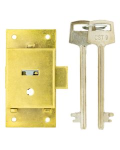 Fort Knox 2 Lever Cupboard Lock 76mm P2I90U