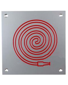 DCLSA Aluminium Plate Fire Hose Reel Sign 150 x 150 x 2mm 01/150/FHR