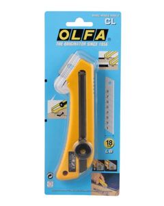 Olfa Carton Cutter with Adjustable Depth Gauge & Staple Remover CL