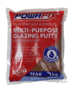 Powafix Multi-Purpose Teak Putty 1kg PUT1KGT