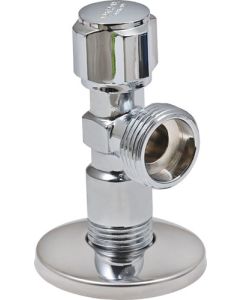 Benkiser Chrome Plated Angle Regulating Valve F/F 1/2" x 3/4" 5195