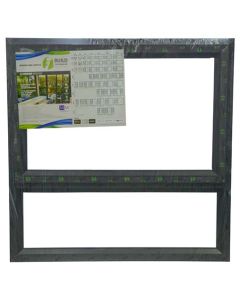 IBuild 30.5mm Bronze Aluminium PT99 Window With Clear Glass 900 x 900mm PT99B