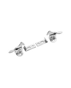 Mackie Nickel Plated Elbow Catches 20 x 15mm - 2 Pack 97002969