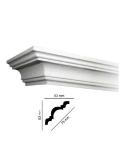 ChamberValue Alpha Polystyrene Cornice 2m 