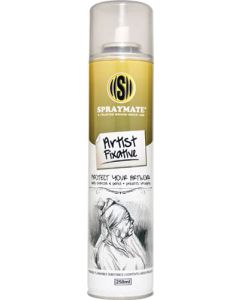 Spraymate Artist Fixative Spray Paint Gloss 250ml 2601