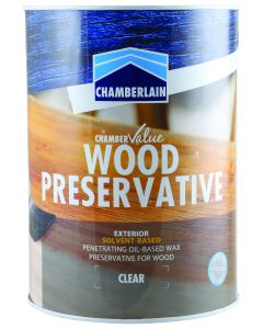 ChamberValue Wood Preservative & Wax Clear 5L