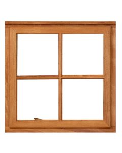 Swartland Hardwood E1 Small Pane Window Frame 584 x 584mm WD1SP
